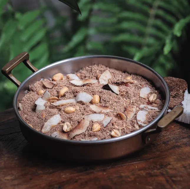 Farofa de Banana Verde