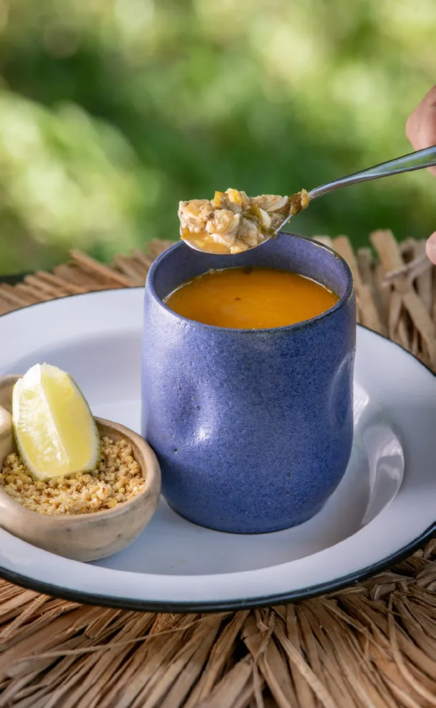 Camarão ao Coco com Dendê